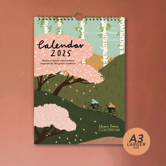 2025 Illustrated Landscapes Calendar