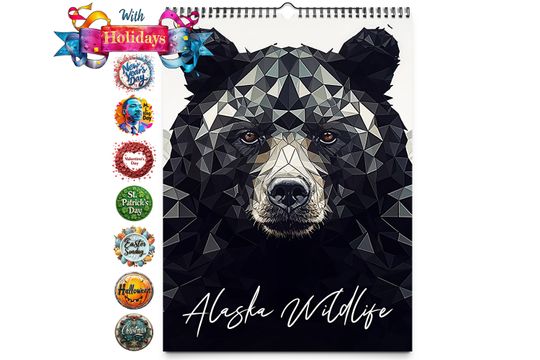 2025 Alaska Wildlife Wall Calendar
