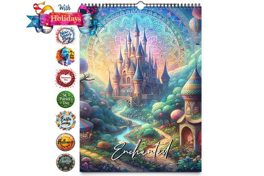 2025 Enchanted Wall Calendar