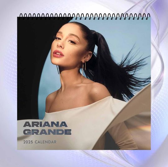 Ariana Calendar 2025, Idol Calendar, Yearly Calendar, Custom Photos Calendar, 12 Month Photos Calendar