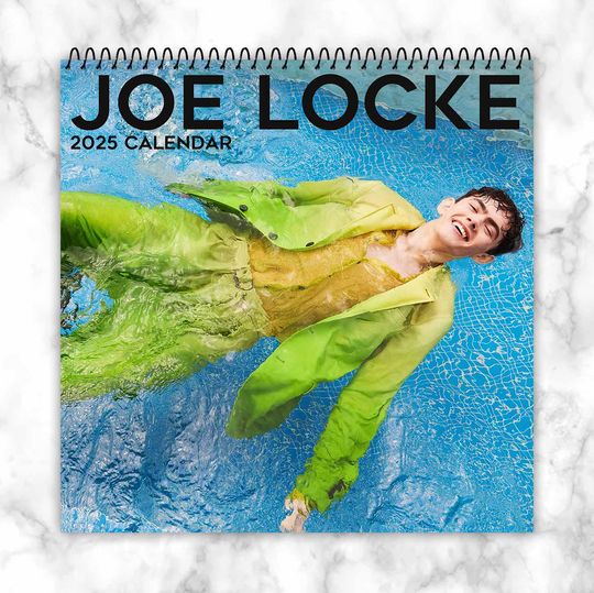 Joe Locke Calendar 2025, Idol Calendar, Yearly Calendar, Custom Photos Calendar, 12 Month Photos Calendar