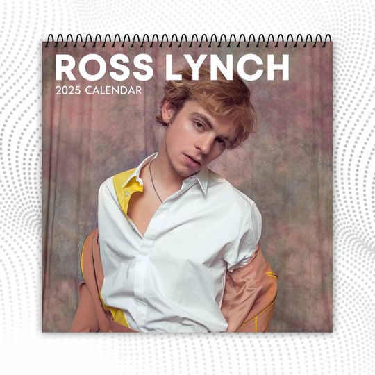 Ross Lynch Calendar | 2025 Wall Calendar | Celeb 2025 Calendar | The Driver Era Band | Best Gift For Christmas, New Year