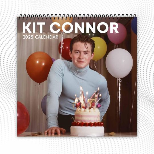 Kit Connor Calendar | 2025 Wall Calendar | Celeb 2025 Calendar | Kit Connor Actor Fan | Heartstopper Movie | Gift For Christmas, New Year