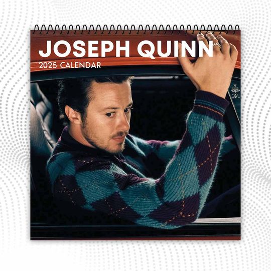 Josepp Quinn 2025 Wall Calendar | Celeb 2025 Calendar | Josepp Quinn Actor Fan | Stranger Things Movie | Best Gift For Christmas, New Year