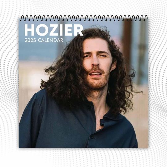 Hozier Calendar 2025 Wall Calendar | Celeb 2025 Calendar | Hozier Singer Fan |  Take Me to Church | Best Gift For Christmas, New Year