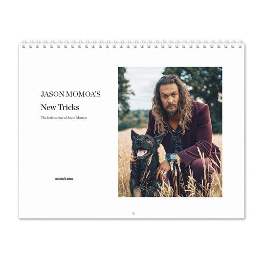 Jason Momoa - New Tricks - 2025 Wall Calendar, Celebrity Wall Calendar 2025, Best Gift For Christmas, New Year