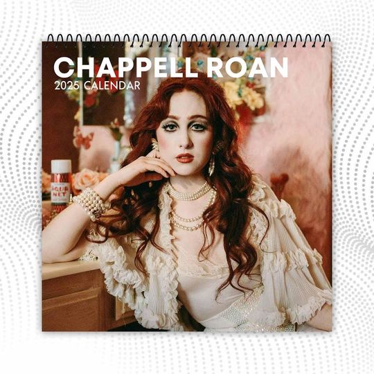 Chappell Roan 2025 Wall Calendar | Celebrity 2025 Calendar | Singer Gift | Pink Pony Club Hit | Best Gift For Christmas, New Year