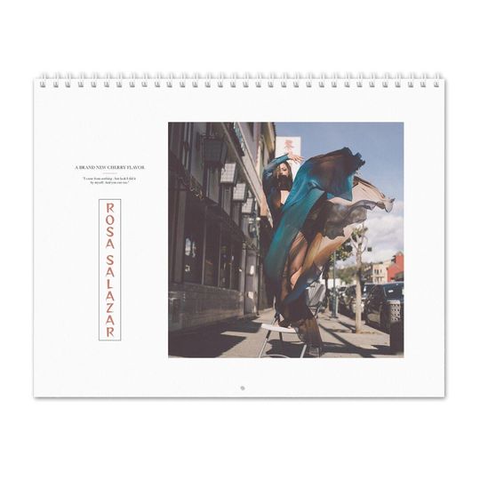 Rosa Salazar - A New Cherry Flavor - 2025 Wall Calendar, Celebrity Wall Calendar 2025, Best Gift For Christmas, New Year