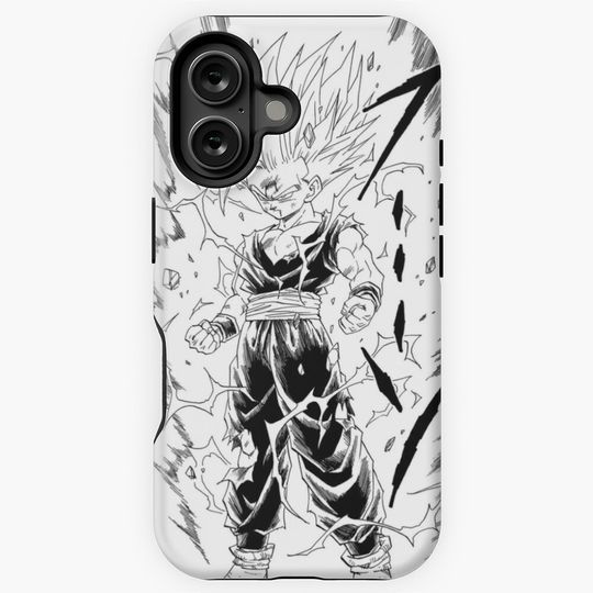 Gohan Super Saiyan 2 Dragon Ball Z manga ssj2 iPhone Case