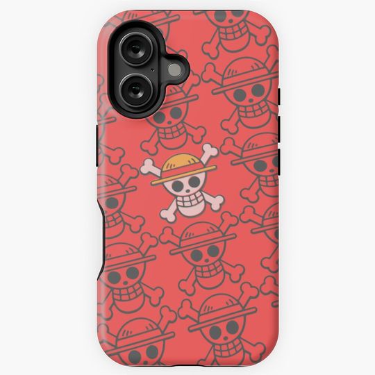 One piece pirates skull iPhone Case
