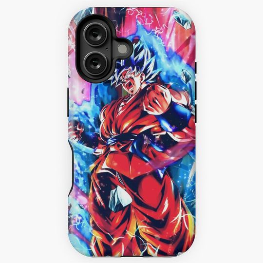 Goku blue iPhone Case