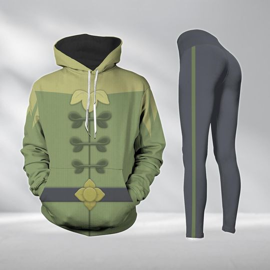 Prince Naveen Costume Hoodie, Disney Prince Leggings, Princess And The Frog Cosplay,  Disney World Shirts, Cosplay For Her, Yoga Pants