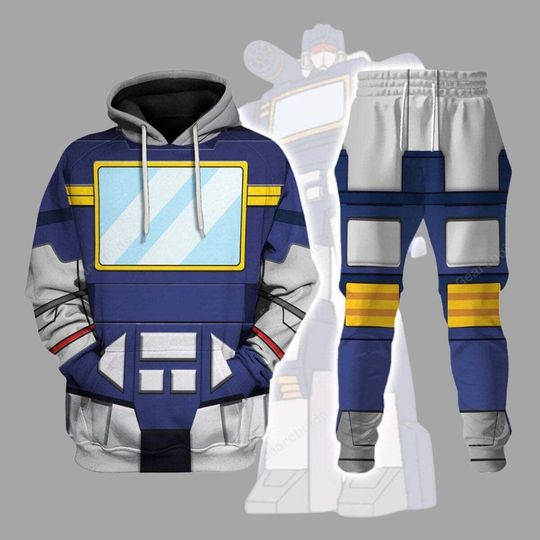 Christmas Transformers Soundwave Costume Hoodie/Joggers, Transformers Costume Cosplay Shirt, Transformers Sweatshirt And Pants