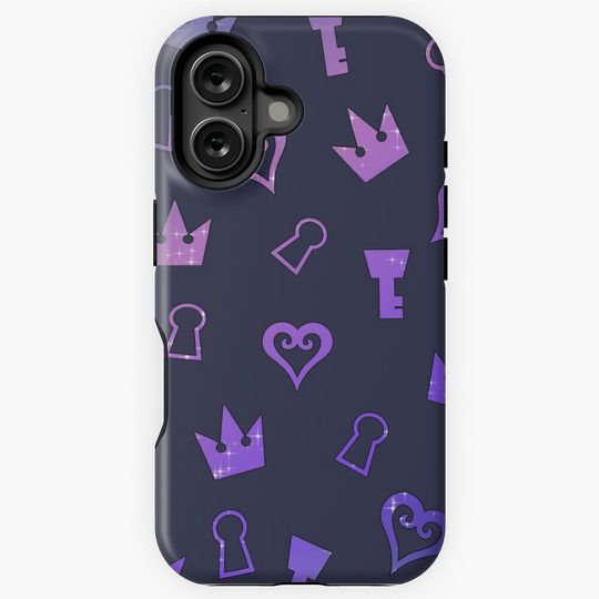 Kingdom Hearts pattern iPhone Case