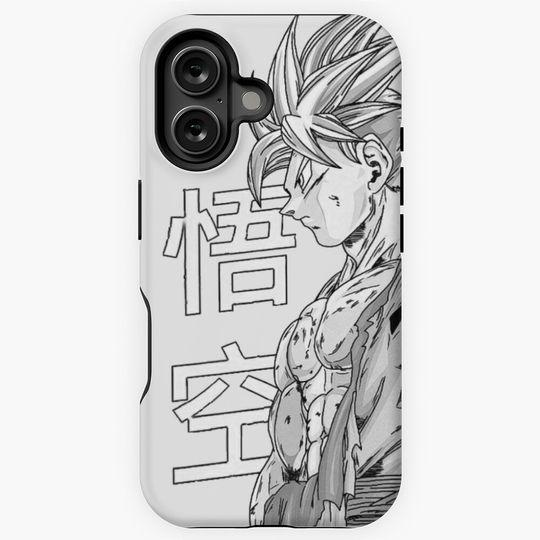 Dragon Ball Z/Super Shonen Anime Protagonist Son Goku Artwork iPhone Case