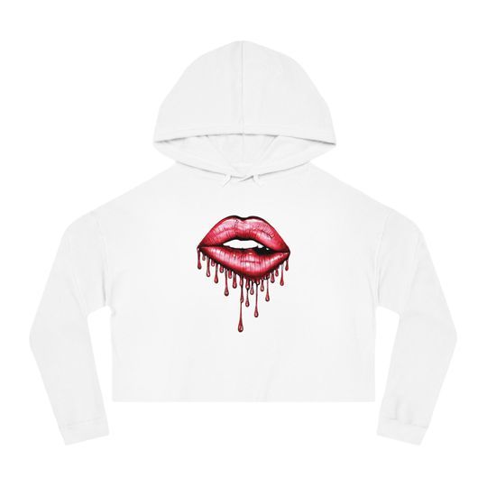 Women Cropped Hooded Sweatshirt