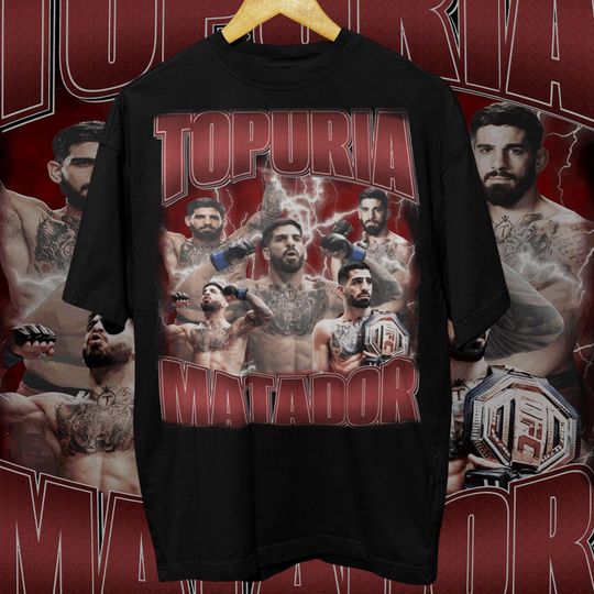 Limited Retro Ilia Topuria Bootleg Shirt, El Matador Shirt, Ilia Topuria Merch,UFC Shirt,MMA Shirt, High Quality Shirt,UFC Ilia Topuria