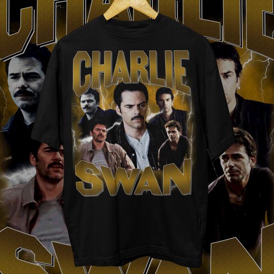 Vintage Charlie Swan 90's Tee, Billy Burke Fan Made Tee, Team Charlie Tee,Team Charlie Shirt, Unisex Charlie Bootleg Shirt, Charlie Sweat