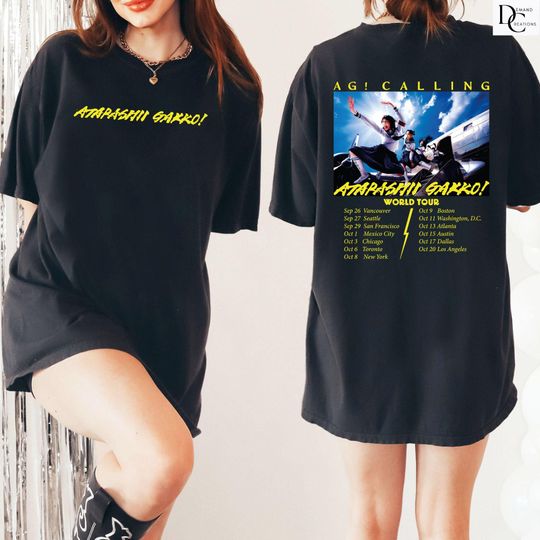 Atarashii Gakko World Tour Merch 2024 Shirt | Atarashii Gakko t-shirt
