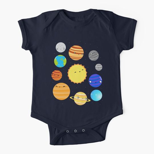 The Solar System Baby One-Piece