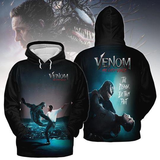 Vintage Venom 3 Hoodie, Venom The Last Dance Shirt, Superhero Movie Fan Gift, Horror Characters Shirt, Trendy Hoodie, Venom Tee