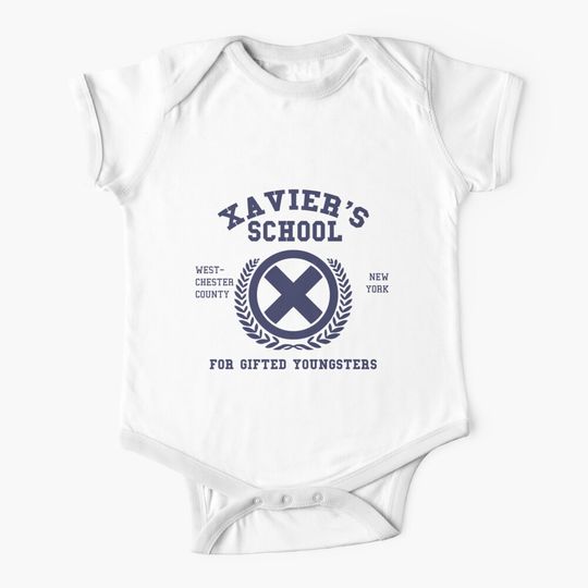 Xavier's School for Gifted Youngsters Baby One-Piece
