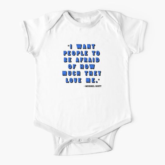Custom for B -  Michael Scott Quote1 Baby One-Piece