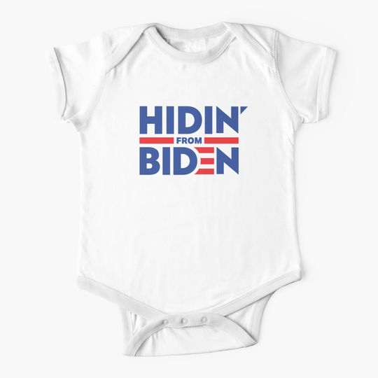 Hidin From Biden Baby One-Piece