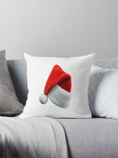Discover christmas hat Pillow