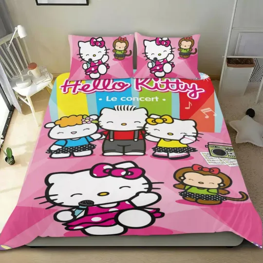 Sanrio Hello Kitty Cartoon Bedding Sets