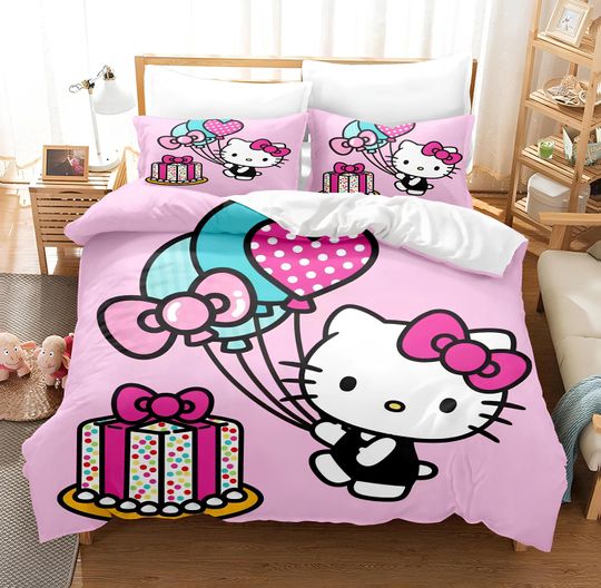 Sanrio Hello Kitty Bedding Set, Hello Kitty Bedding Set