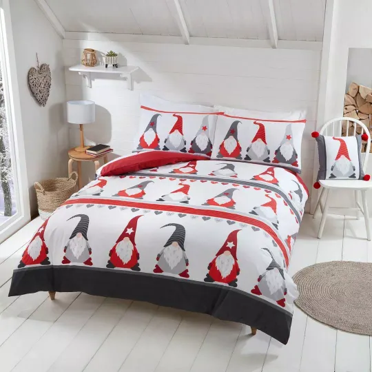Festive Gonk Christmas Bedding Set | Christmas Gift | Christmas Decor