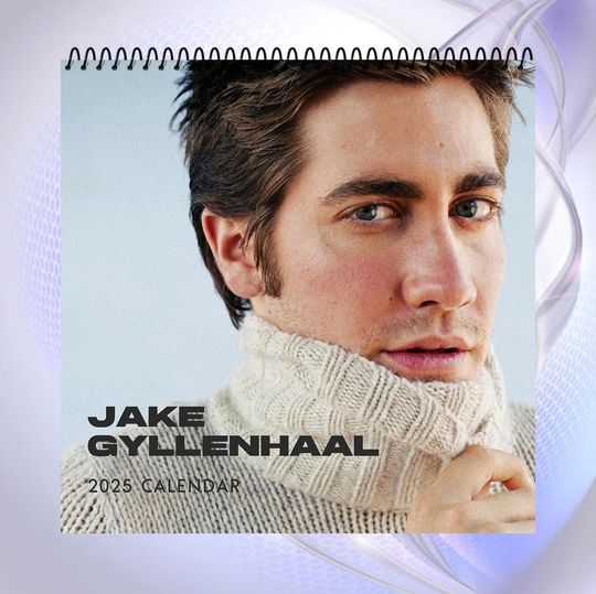 Jake Gyllenhaal Calendar 2025, Idol Calendar, Yearly Calendar, Custom Photos Calendar, 12 Month Photos Calendar