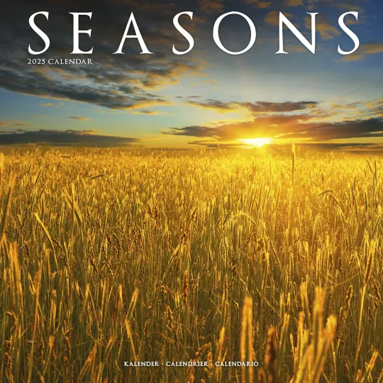 Seasons Calendar 2025 Gift Wall Calendar 15% OFF MULTI ORDERS