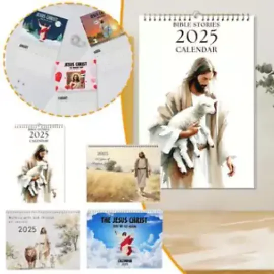 Discover Calendar 2025 | Wall Calendar | Christ Calendar Funny | Art Calendar NEW