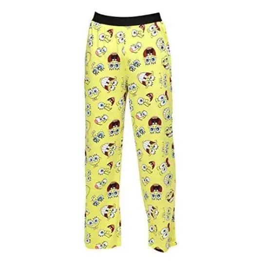 Spongebob Character Features Cotton Lounge Pants Nightwear PJ Bottoms