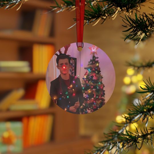 Tom Holland Christmas Tree Ornament | Tom Holland Fan Gift | Gift For Daughter | Christmas Decoration | Stocking Stuffer Gift Exchange