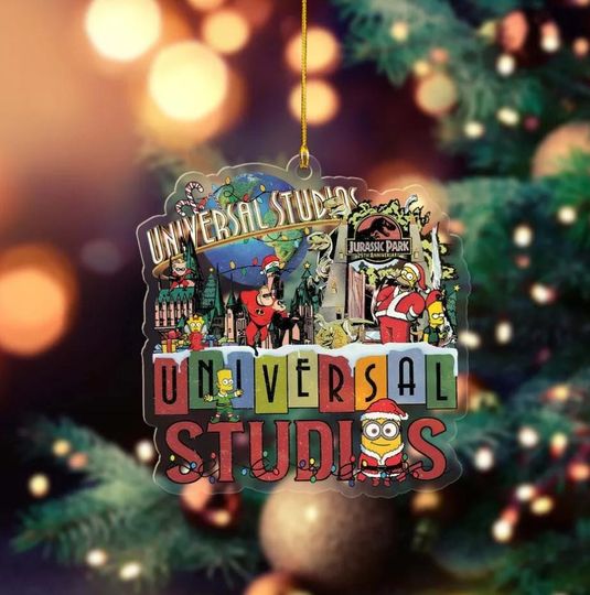 Universal Ornament, Universal Christmas Ornament, Universal Orlando Ornament, Universal Trip Ornament, Disney Trip Ornament