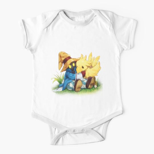 Chocobo & Vivi Final Fantasy 9 Baby One-Piece