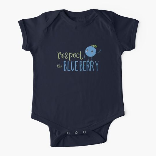 Respect The Blueberry - Cute Baby One-Piece