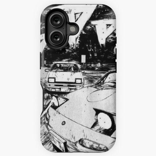 Initial D Trueno 86 vs Miata iPhone Case