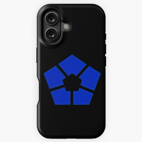  blue lock logo  iPhone Case