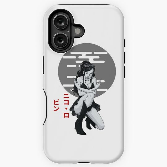 Nico Robin Black Red iPhone Case