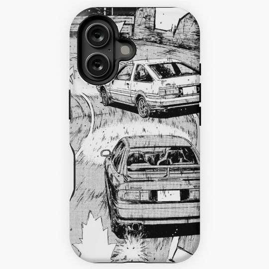 Initial D AE86 Vs EVO iPhone Case
