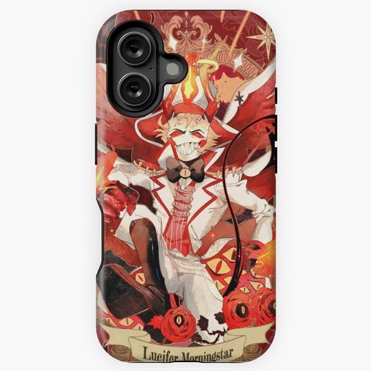 Hazbin Hotel Lucifer Morningstar Tshirt Sticker iPhone Case