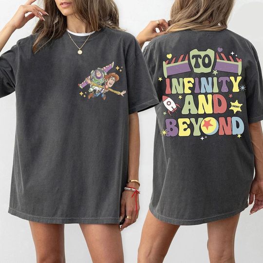 Retro Vintage Toy Story To Infinity and Beyond Shirt, Buzz Lightyear Shirt, Sheriff Woody Shirt, Toy Story Birthday, Disney Friends Shirt