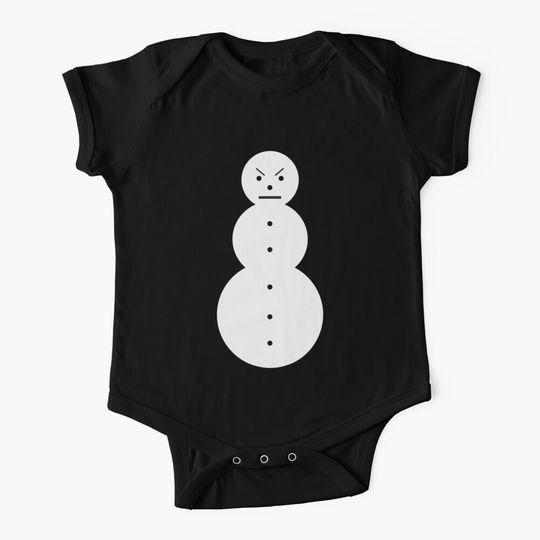 jeezy snowman - angry snowman jeezy snowman Baby One-Piece