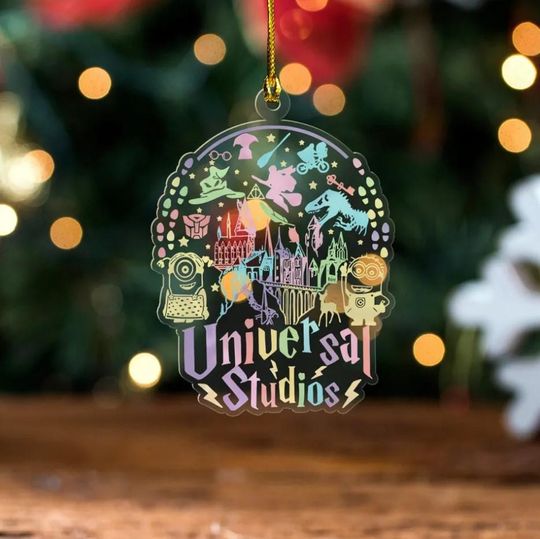 Universal Studio Christmas Ornament, Universal Studios Ornament, Universal Ornament, Universal Orlando Ornament, Disneyworld Ornament