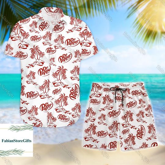 Dr Pepper Button Shirt, Dr Pepper Vacation Shirt, Dr Pepper Man Shorts, Aloha Button Shirts Men, Party Shirt, Dr Pepper Summer Pants