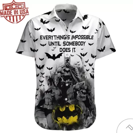 Hot Batman Hawaiian Shirt Summer Gift For Fans Short Sleeves Shirt